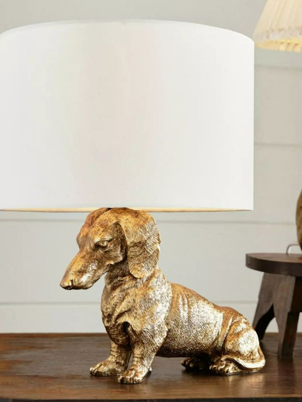 NEW Anthropologie Icon Dog Lamp Dacschund Doxie